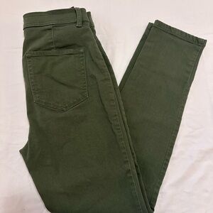 Olive Green Skinny Jeans